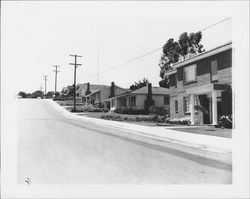 El Rose Drive near D, Petaluma, California, about 1958