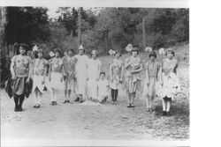 Meeker School students in costumes