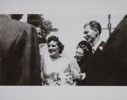 Unidentified wedding in Petaluma, California, September 17, 1939