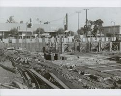 Construction of the Santa Rosa Central Library, 211 E Street, Santa Rosa, California, October 28, 1965