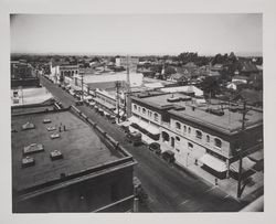 Fifth Street between B Street and Mendocino Avenue looking west