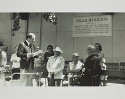 Dedication of the Villa Mexicana section of the Sonoma County Fairgrounds, Santa Rosa, California, 1976