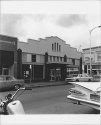 Vacant building at 33 Washington Street, Petaluma, California, 1966