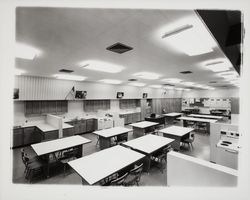 Home economics classroom at El Molino High School, Forestville, California, 1964