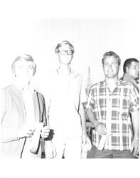Unidentified Old Adobe Fiesta boat race winners, Petaluma, California, 1965-1968