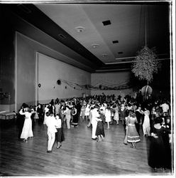 Burkhart Dance Class Christmas ball, Santa Rosa, California, 1979