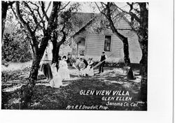 Glen View Villa, Glen Ellen, Sonoma Co., Cal. Mrs. R. E. Dowdall, Prop