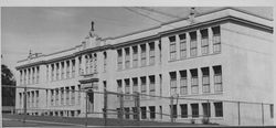 View of St. Vincent's School, Petaluma, California, about 1970