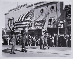 Color guard in Gravenstein Apple Show parade