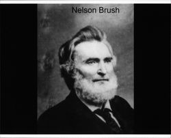 Nelson Brush in Mendocino County, California, about 1893