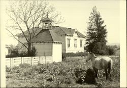 Carriage house, Watson Ranch home north of Petaluma, California in 1955