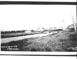 Evening freight, Petaluma, Cal