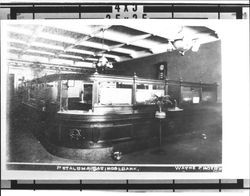 Interior of the Petaluma Savings Bank, Petaluma, California, 1909