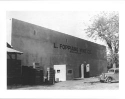 L. Foppiano Wine Company warehouse, Healdsburg, California, about 1940