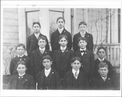 Professor Lippitt's Boys Club, Petaluma, California, about 1900