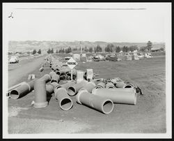 Highway 101 under construction through Petaluma