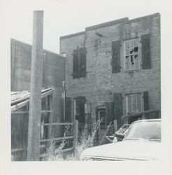 Rear of buildings on Foss Street