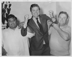 Wrist-wrestlers with Bill Soberanes