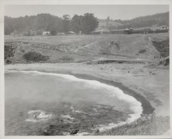 Fort Ross as seen from the beach, Fort Ross, California, June 1966