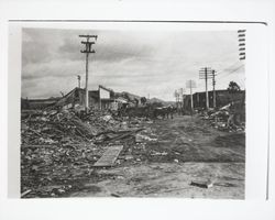 Fifth Street after the earthquake