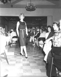 Fashion show at El Rancho, Santa Rosa, California, 1961