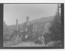 Ruins of Wolf House, Glen Ellen, California, 1930