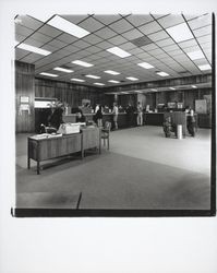 Interior of the Coddingtown branch of the Exchange Bank, Santa Rosa, California, 1971