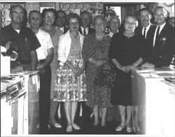 Employees of Rex Hardware store, Petaluma, California in 1964