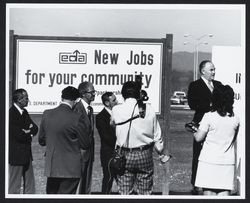 Dedication ceremonies for Airport Industrial Park