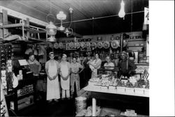 Gonnella family and others in Gonnella's General Store