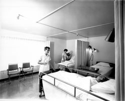 Patient's room at Mayette Convalescent Hospital