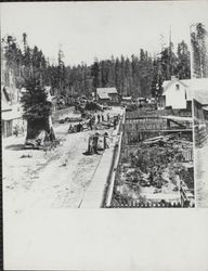 Looking east up Main Street in Guerneville, California, 1873