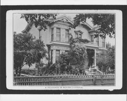 Residence on McDonald Avenue, Santa Rosa, California, about 1900