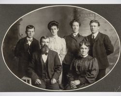 Possibly the portrait of the John Snody Beach Long family, Healdsburg, California, about 1910