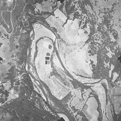 Aerial view of Digger Bend, Healdsburg