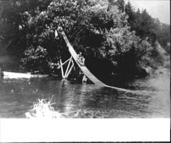 Slide into the river at Smith home