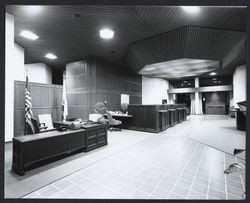 Lobby of Santa Rosa Savings and Loan Association, Sonoma, California, 1970