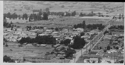 Looking down Madison Street, Petaluma, California, 1956