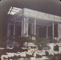 Southern mansion display at the Hall of Flowers at the Sonoma County Fair, Santa Rosa, California