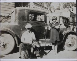 Jack W. Dei and his sister Florence Dei, Bodega, California about 1928