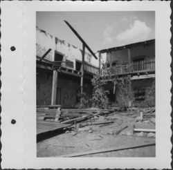 Petaluma Adobe undergoing restoration, Petaluma, California, about 1964