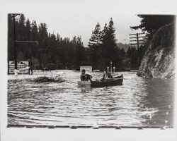 River Road during the flood of 1937