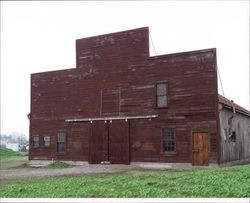 Front of livery stable at Steamer Landing Park, Petaluma, California, Nov. 18, 2004