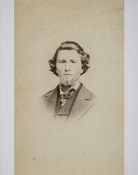 Portrait of an unidentified young man taken in Sonoma County, California in the 1870s