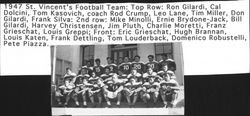 St. Vincent's football team, Petaluma, California, 1947