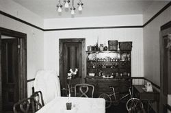 Dining room, Sweet House at 607 Cherry Street, Santa Rosa, California