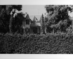 Exterior and outbuildings of The Gables, 4257 Petaluma Hill Road, south of Santa Rosa, California, September 1983