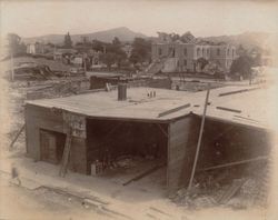 Earthquake destruction in Santa Rosa, California, April 18, 1906