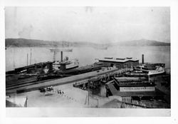 Ferry landing, Sausalito, 1894