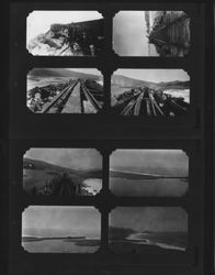 Construction of the jetty at the mouth of the Russian River at Jenner, May 16, 1933 - October 10, 1933